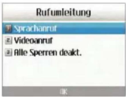 LG U900 - Rufumleitung - 1