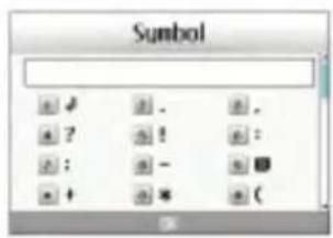 LG U900 - Einfügen von Sonderzeichen - 1