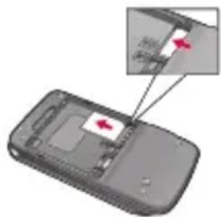 LG U830 - Install the USIM card. - 2