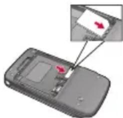 LG U830 - Install the USIM card. - 1