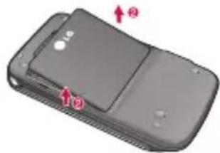 LG U830 - To remove the battery - 3