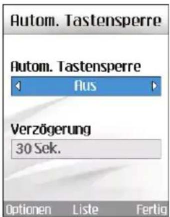 LG U400 - Autom. Tastensperre - 1