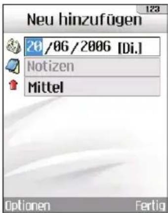 LG U400 - Markieren von Aufgaben als Erledigt/Unerledigt - 1