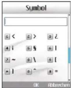 LG U400 - Einfügen von Sonderzeichen - 3