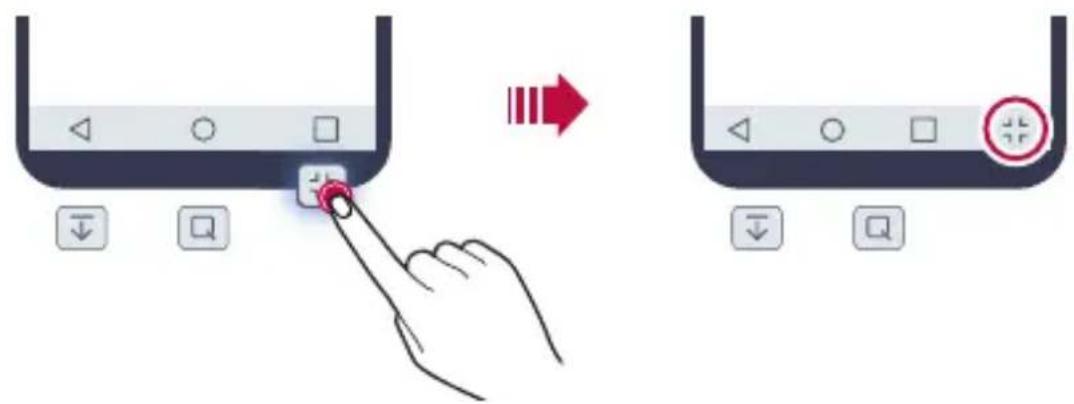 LG X Cam - Modifica dei pulsanti touch della schermata Home - 1