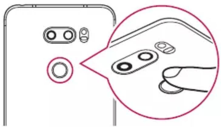 LG V30+ - Реєстрація відбитків пальця - 3