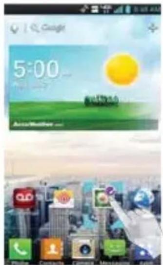 LG Spectrum 2 - Your Home screen - 1