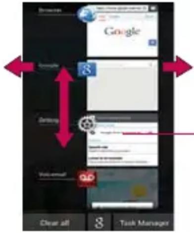 LG Spectrum 2 - Switching between multiple applications - 1
