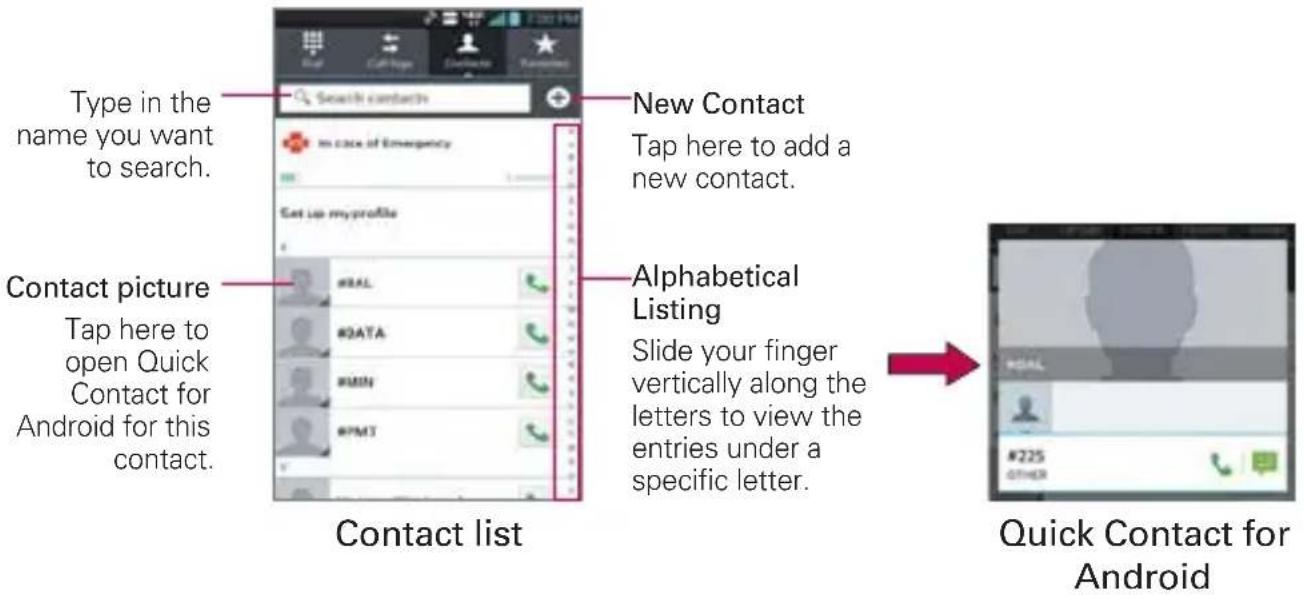 LG Spectrum 2 - Connecting Quickly With Your Contacts - 1