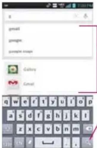 LG Spectrum 2 - Phone and Web search using text entry - 2