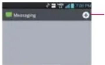 LG Spectrum 2 - To open Messaging - 2