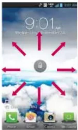 LG Spectrum 2 - To unlock the phone - 1