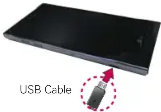 LG Spectrum 2 - Charging with the USB Cable - 1