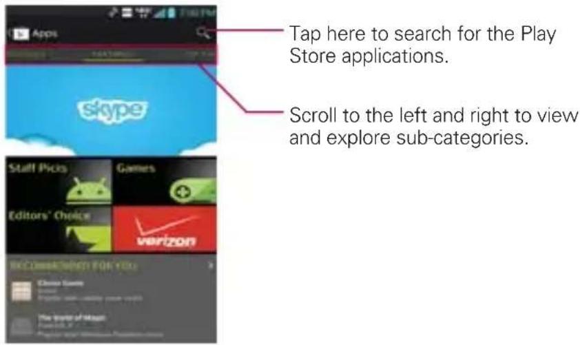 LG Spectrum 2 - To open the Play Store application - 1