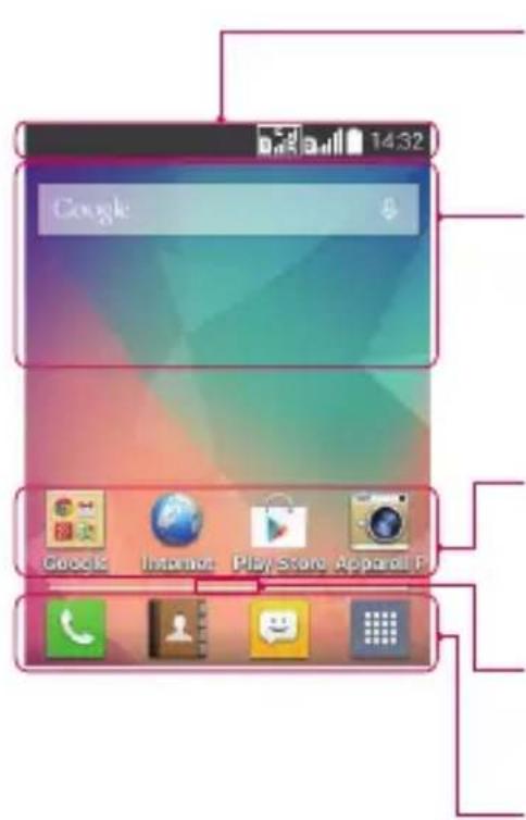 LG L20 - Écran d'accueil - 1