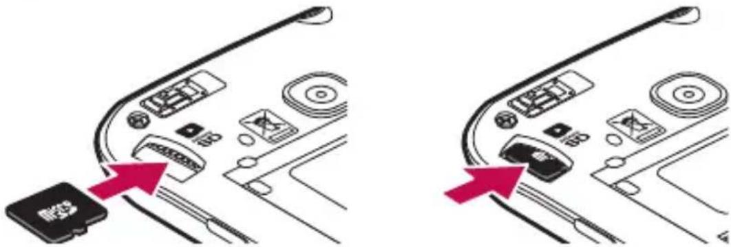 LG L20 - Pour retirer la carte mémoire en toute sécurité : - 1