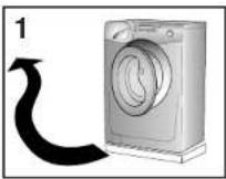 CANDY GO4 W464-80 - SETTING UP + INSTALLATION - 1