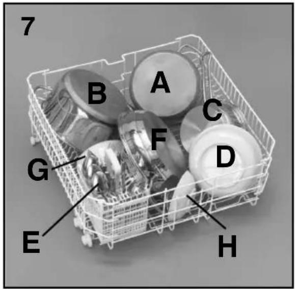 CANDY CDSM 2D62B - Lower basket (fig. 7) - 1