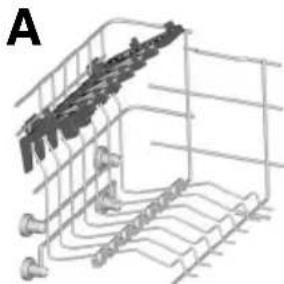 CANDY CDPM 96370 - Utilisation du panier supérieur - 1
