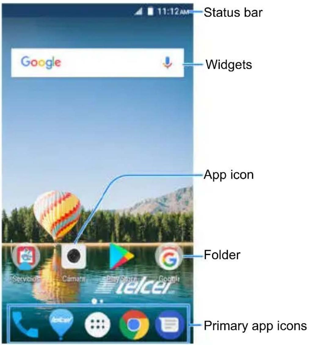 ZTE Blade L7A - Getting to Know the Home Screen - 1