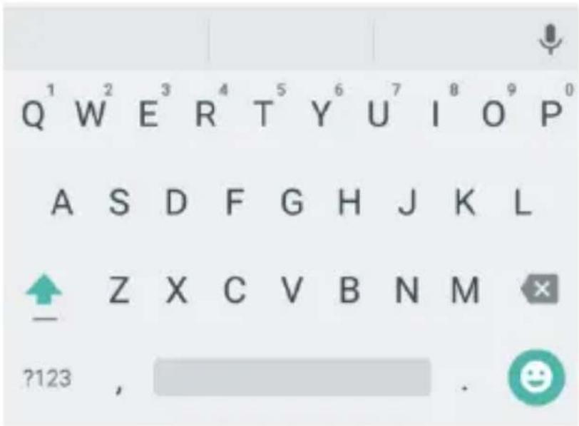 ZTE A910 - Android-Tastatur - 1