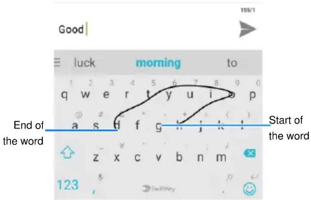 ZTE A910 - Gesture input - 1