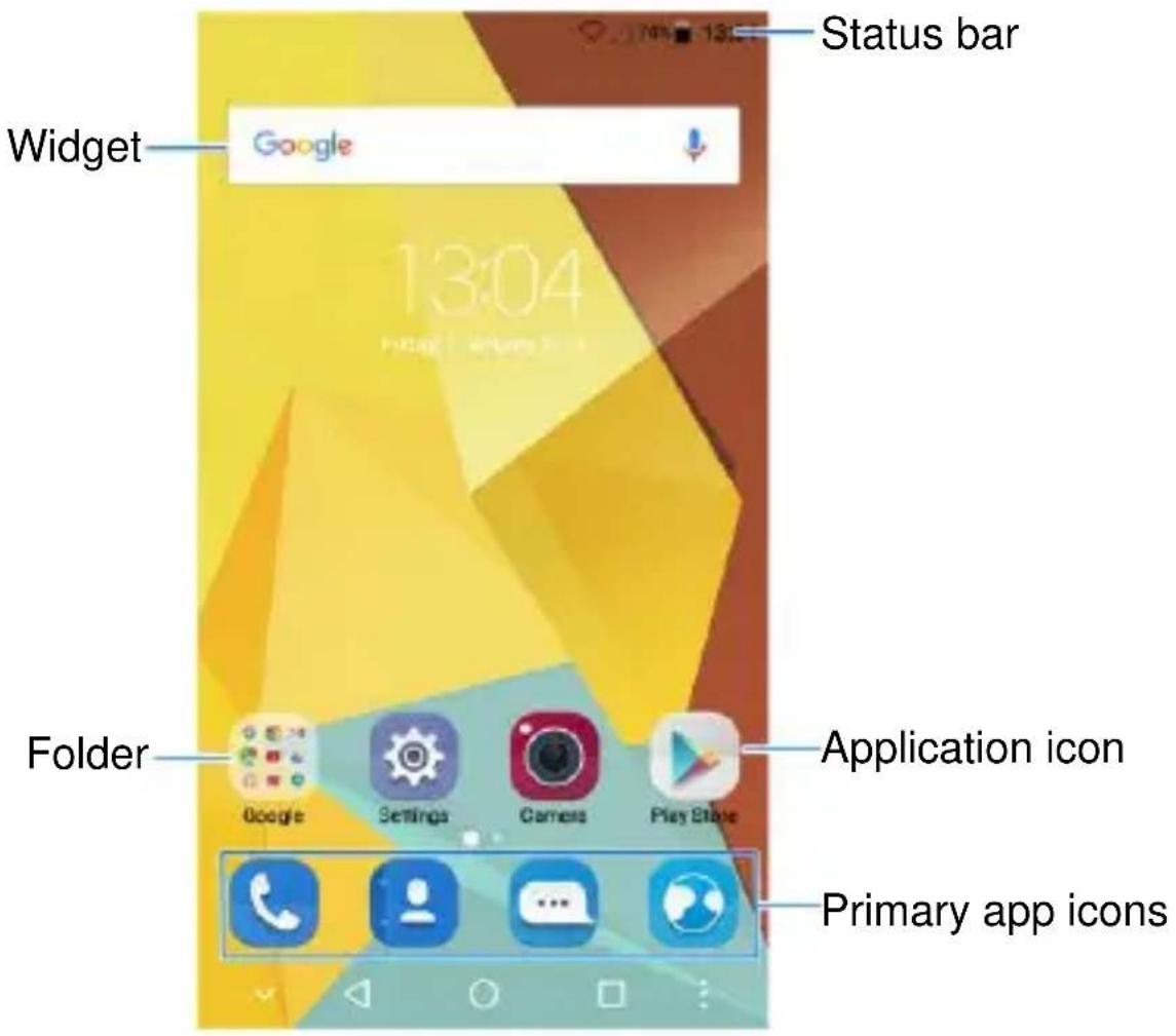 ZTE A910 - Getting to Know the Home Screen - 1