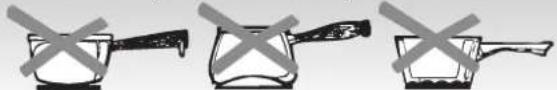 CANDY CH64BVT/1 - HOB COOKWARE ADVICE - 1