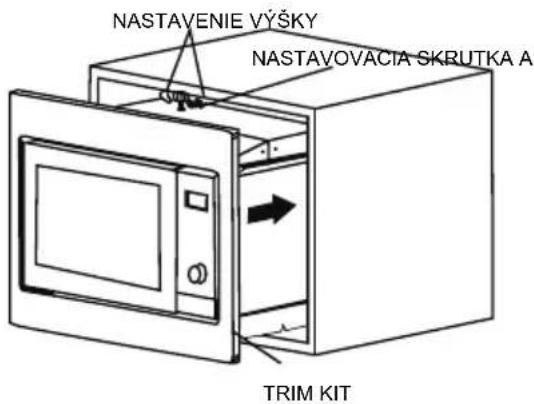 NASTAVENIE VÝŠKY NASTAVOVACIA SKRUTKA A TRIM KIT