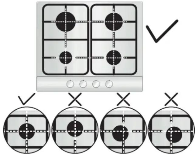 CANDY CHG6LW - ИНСТРУКЦИИ ПО ЭКСПЛУАТАЦИИ ВАРОЧНОЙ ПОВЕРХНОСТИ - 1