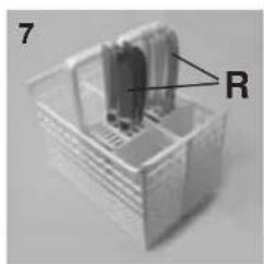 CANDY CDS 120X-02S - Cesto superior (fig. 5) - 2