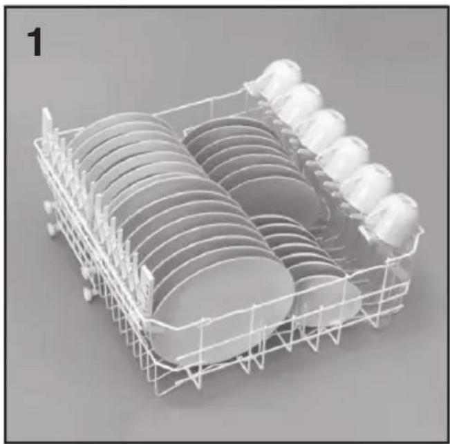 CANDY CDPN 1D640PW - Using the upper basket - 3