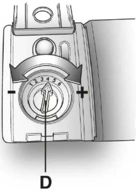 CANDY CDPN 1D640PW - Regulating the rinse aid from 1 to 6 - 3
