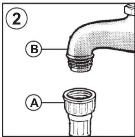 CANDY CDPN 1D640PW - WATER CONNECTION - 2