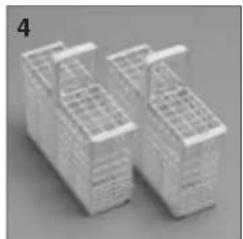 CANDY CDF8 312X/1-S - Upper basket (fig. 2) - 3