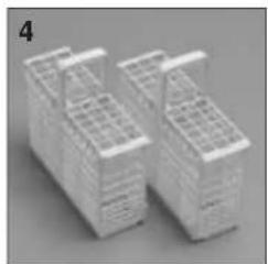 CANDY CDF8 312X/1-S - Cesto superior (fig. 2) - 2