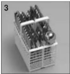 CANDY CDF8 312X/1-S - Panier à couverts (fig. 3) - 3