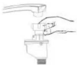 CANDY CDP 2L1049W-01 - How to connect the safety supply hose - 1