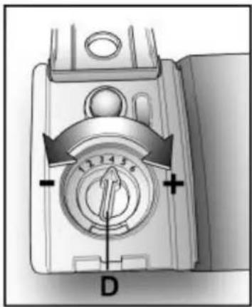 CANDY CDP 2L1049W-01 - Regulating the rinse aid from 1 to 6 - 1