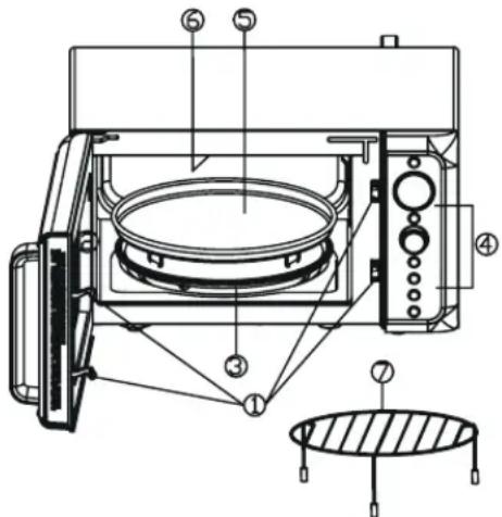 CANDY DIVO G25CR - Termék vázlata - 1