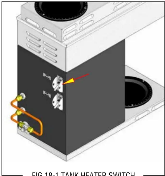 Bunn CWTF15-3 - TANK HEATER SWITCH - 1