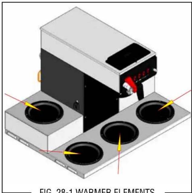 Bunn CWTF15-3 - WARMER ELEMENT(S) - 1