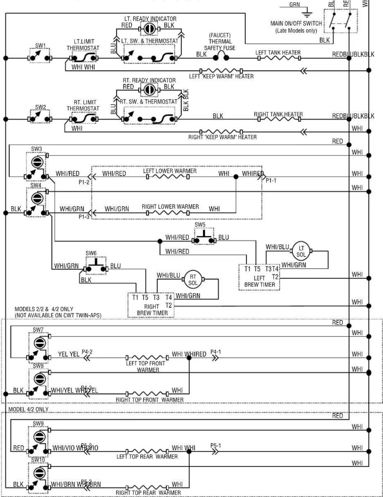 Bunn CWTF15-3 - Removal and Replacement: - 13