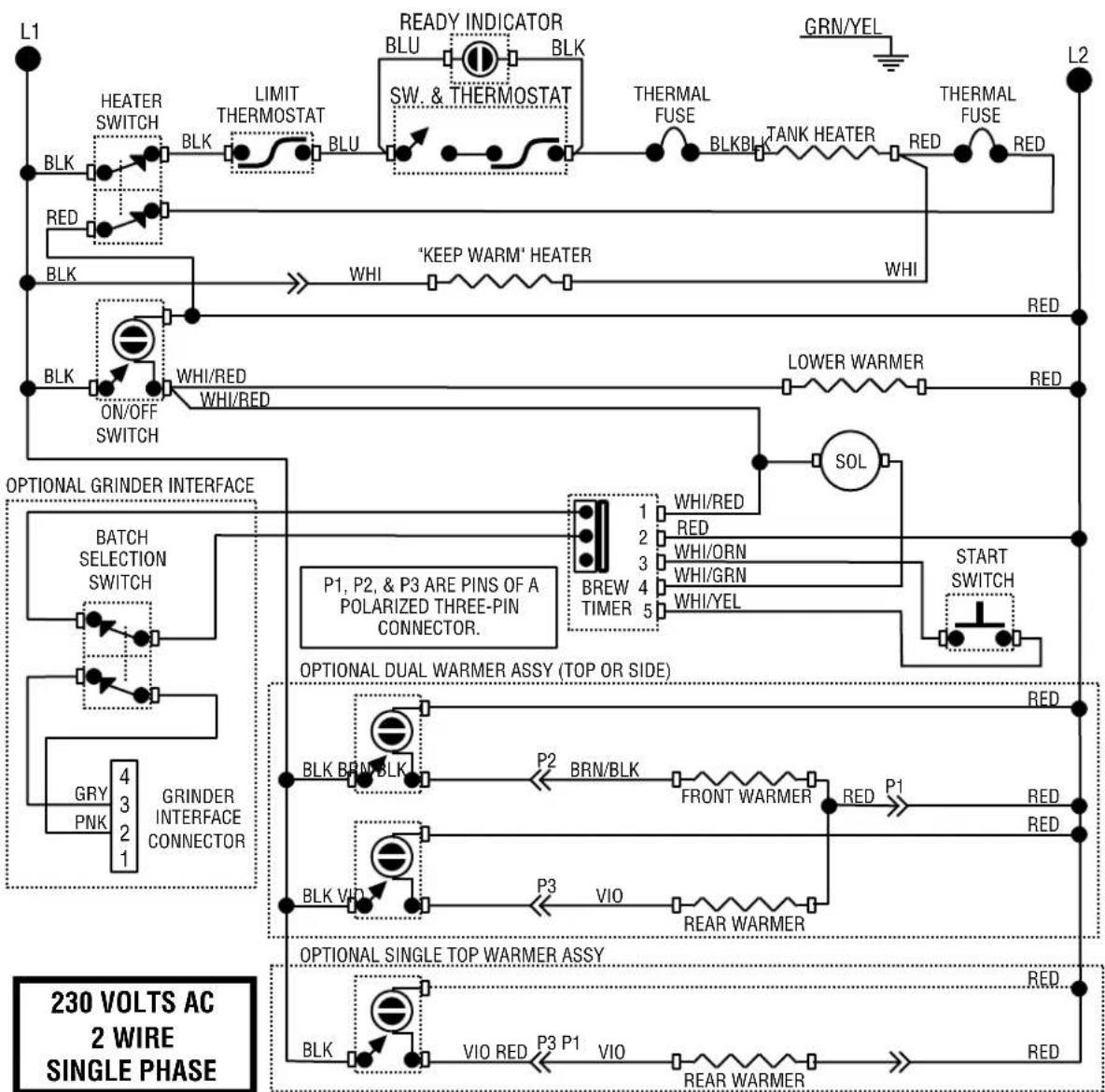 Bunn CWTF15-3 - Removal and Replacement: - 23