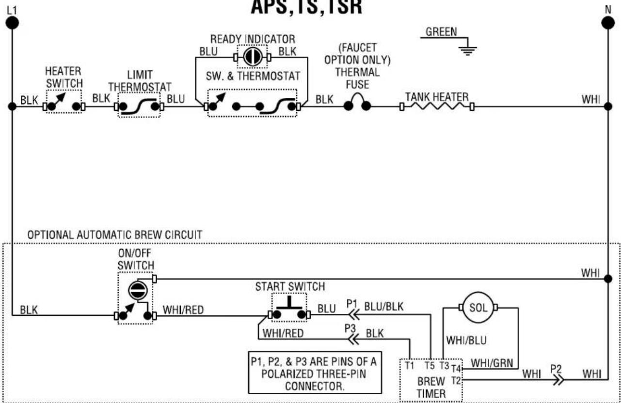Bunn CWTF15-3 - Removal and Replacement: - 11