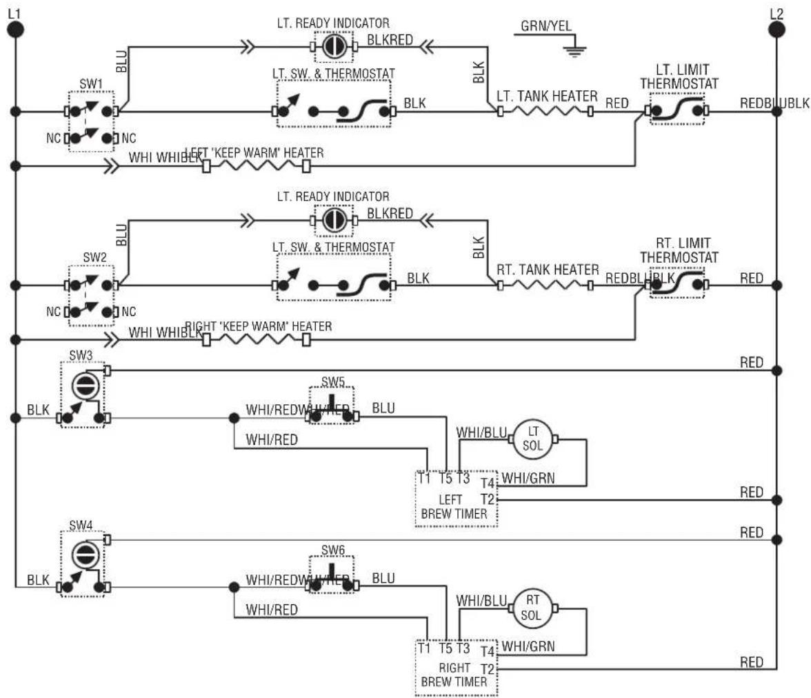 Bunn CWTF15-3 - Removal and Replacement: - 18