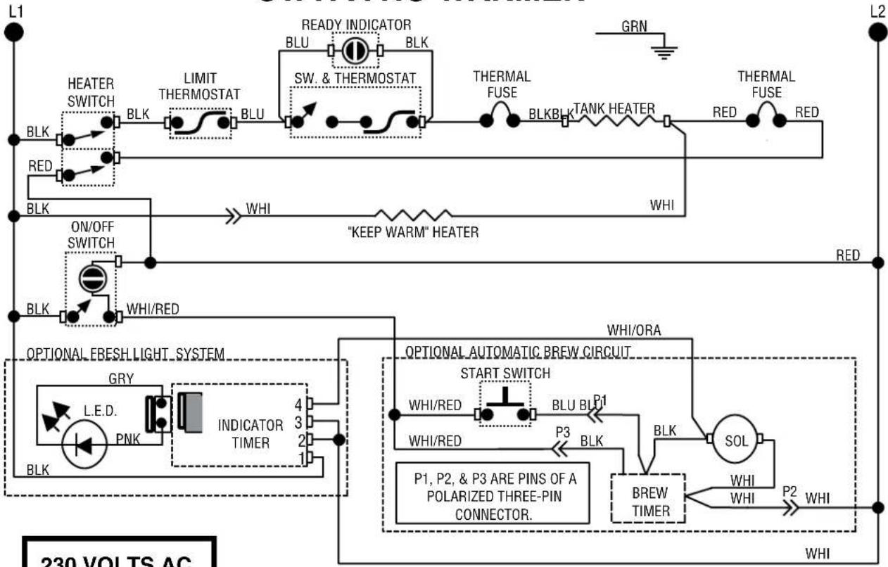 Bunn CWTF15-3 - Removal and Replacement: - 26