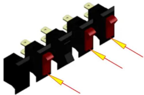 Bunn CWTF15-3 - ON/OFF WARMER SWITCH - 1