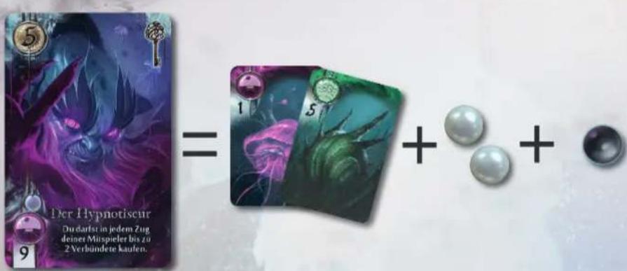 Asmodee Abyss Kraken Erweiterung - Wichtig: Bei Spielende verlierst du für jede Nebulis in deinem Besitz 1 Einflusspunkt! - 1