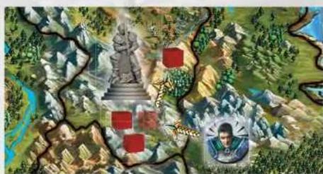 Asmodee Der Herr des Eisgartens - Beachtet, dass Vuko vorübergehend die Kontrolle über die Einfl ussmarker ALLER Spieler übernimmt, die Vuko-Marker besitzen, und nicht nur des Spielers mit dem geringsten Ansehen. - 1